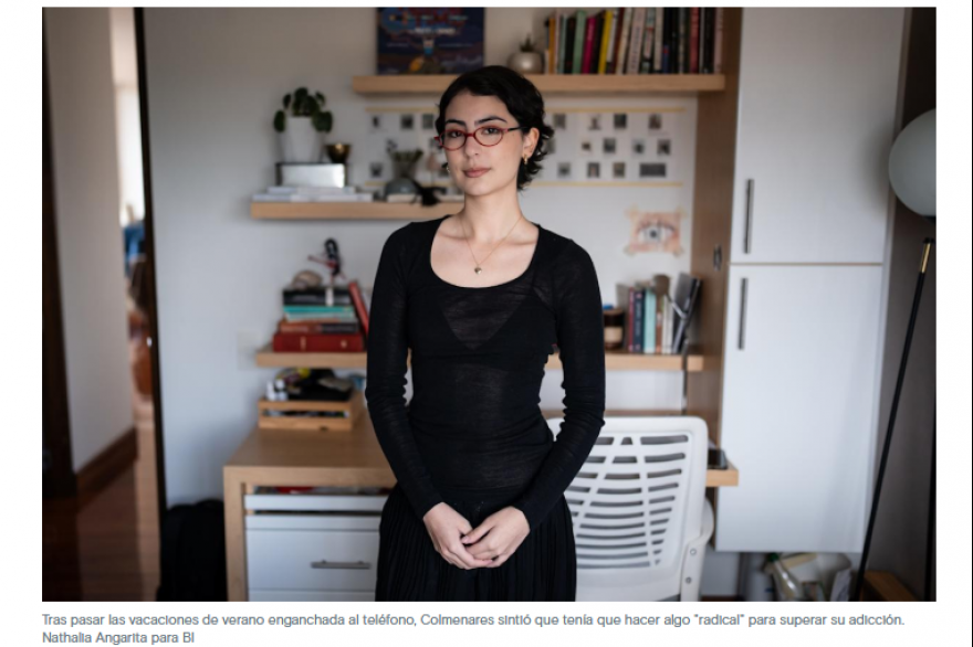 Maria Paula Colmenares, una estudiante de negocios de moda de 22 años que vive en Italia, administra un canal de Substack llamado “Instead of Doomscrolling” con más de 448.000 suscriptores.